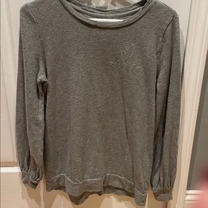 LOFT Heather Gray Knit Top